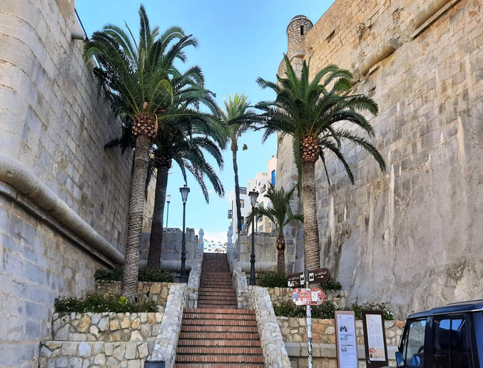 vieille ville peniscola espagne
